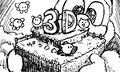 Miiverse illustration commemorating the release of Kirby's Blowout Blast