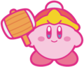 Kirby dressed as King Dedede