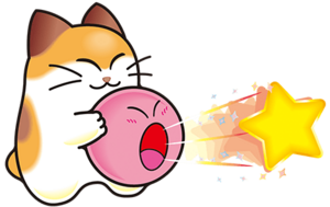 KDL3 Kirby and Nago Star Bullet.png