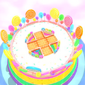 Nintendo Switch Online profile icon background, depicting the third variant of Chiffon Cake