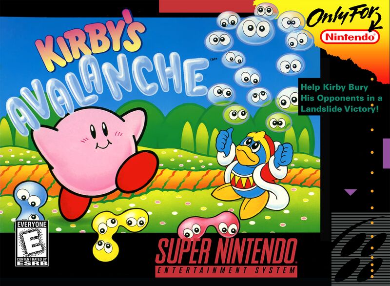 Snes - Kirby's Avalanche Super Nintendo Manual Booklet Only No