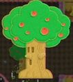 The Whispy Woods furniture item in Kirby's Epic Yarn