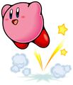 Kirby jumping