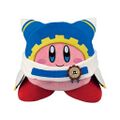 Plushie of Kirby dressed as Magolor from "KIRBY HAT STUDIO" merchandise line