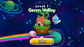 Green Valley, as viewed on the world map for Kirby and the Rainbow Curse