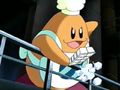 Chef Kawasaki helps Kirby beat Heavy Lobster