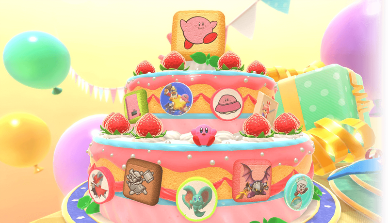 video game characters, Kirby, cupcakes, cake, sweets