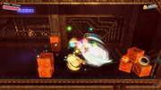 Using Fleur Tornado to fly through one of the spike-chaser hallways
