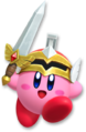 Alternate artwork of Sword Hero Kirby