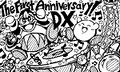 Artwork commemorating the first anniversary of Kirby Fighters Deluxe and Dedede's Drum Dash Deluxe