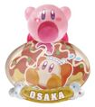 "Osaka / Takoyaki" magnet from the "Kirby's Dream Land: Pukkuri Keychain" merchandise line.