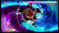 Magolor Soul using Black Hole in Kirby's Return to Dream Land