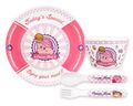 Melamine plate set from "Kirby Pupupu Diner" merchandise series