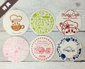 Full set of drink coasters given randomly for each drink purchased during chapter 1 of Kirby Café Tokyo and some drinks of chapter 1 of Kirby Café Hakata