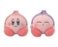 Plastic towel pouches of Kirby from the "Puwafuwa Series" merchandise line