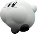 Model used for Kirby's Smash trophy obtained in All-Star Mode from Super Smash Bros. Melee