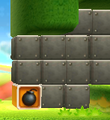 A Bomb Block barrier in Kirby: Triple Deluxe