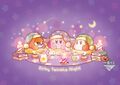 Artwork for the "Kirby Twinkle Night" merchandise series