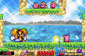 Battling Mr. Tick-Tock in Kirby: Nightmare in Dream Land