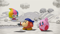 Kirby and Waddle Dee agree to help Elline get the colors back