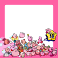 Photoframe made in celebration of Kirby's 30th anniversary