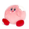 Fat Kirby plushie from the "Kirby's Gourmet Festival" merchandise line, by San-ei