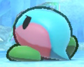 A shelt that has lost its shell in Kirby's Return to Dream Land Deluxe