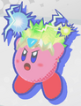 Pause screen art for Plasma Kirby from Kirby Star Allies