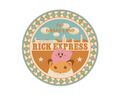 "Rick Express" head mark sticker from the "Kirby Pupupu Train" merchandise line