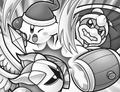 King Dedede and Kirby join forces against Galacta Knight