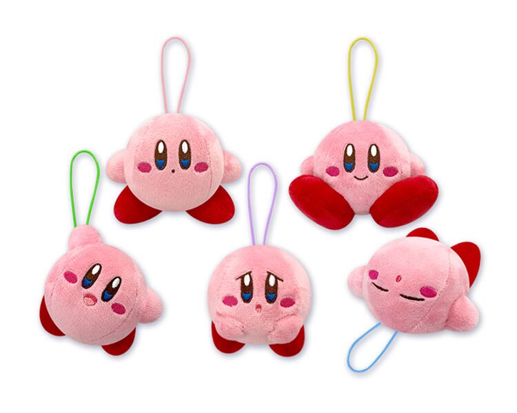 File:5 small plush Kirby pendants.jpg