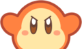In-game artwork of the Waddle Dee of the satisfaction meter (angry)