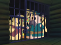 The townsfolk hide in the jail house.