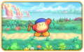 Screenshot of Bandana Waddle Dee in Kirby's Return to Dream Land Deluxe