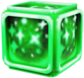An emerald block that Lololo & Lalala push