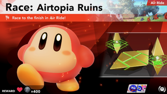 Race to the finish in Air Ride!