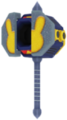 Model of Masked Dedede's hammer after opening from Kirby's Blowout Blast