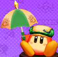 Waddle Dee with the Café Cap in Kirby Battle Royale