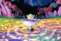 A clear view of the Fountain of Dreams, as seen in Kirby: Nightmare in Dream Land