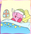 Artwork from the American instruction manual for Kirby's Adventure