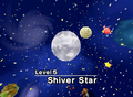 Shiver Star as shown from the level selection menu