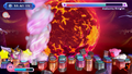 Galacta Knight releasing a tornado (Kirby's Return to Dream Land Deluxe)