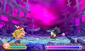 Dedede is whisked away to a familiar netherworld to battle.