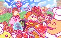 Illustration from the Kirby JP Twitter featuring Driblee
