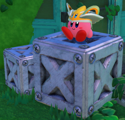 KatFL Kirby and Metal Blocks screenshot.png