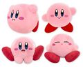 Collection of four Kirby plushies