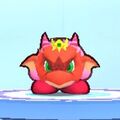Kirby wearing the Landia Dress-Up Mask in Kirby's Return to Dream Land Deluxe
