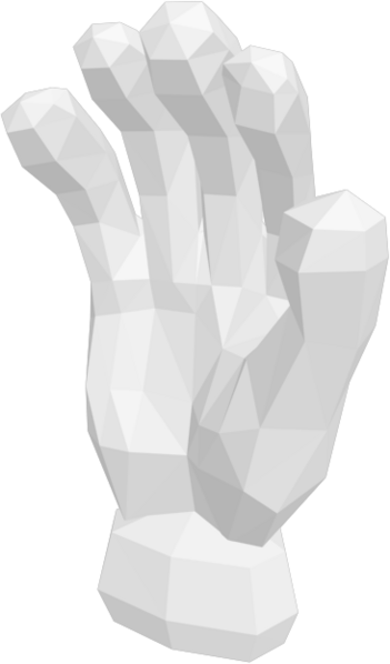 File:SSB Master Hand model.png