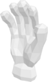Model of Master Hand from Super Smash Bros.
