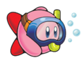 Swimming Kirby